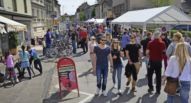 Der Herbolzheimer Frhling mit Rad- und Bikermarkt war insgesamt gut besucht.  | Foto: Jrg Schimanski