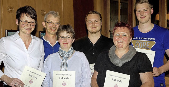 Langjhrige Mitglieder wurden bei der ... Sibylle Lossau, Ferdinand Duttlinger   | Foto: Wolfgang Scheu