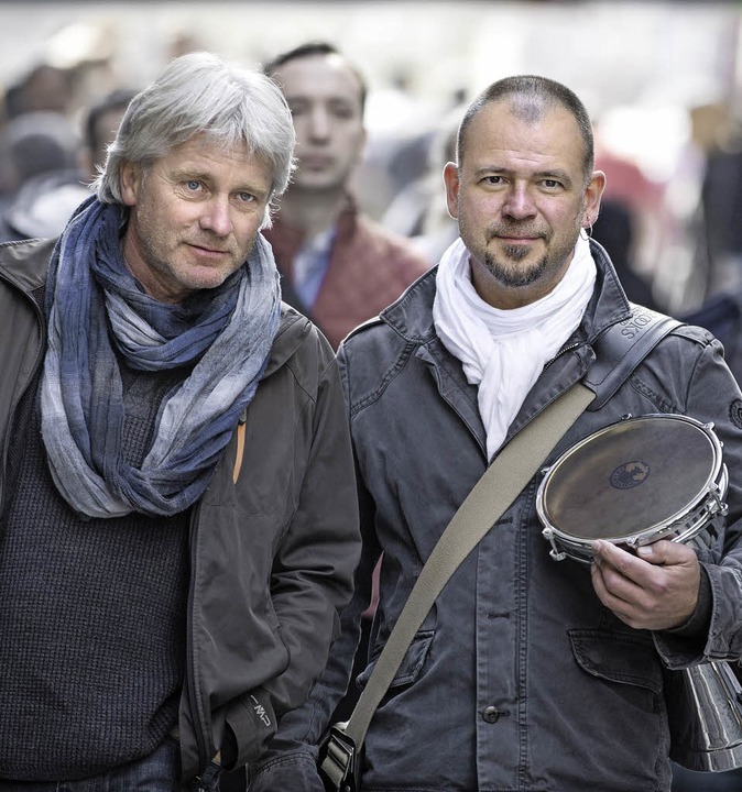 Werner Schmidbauer und Martin Kälberer in Freiburg Freiburg