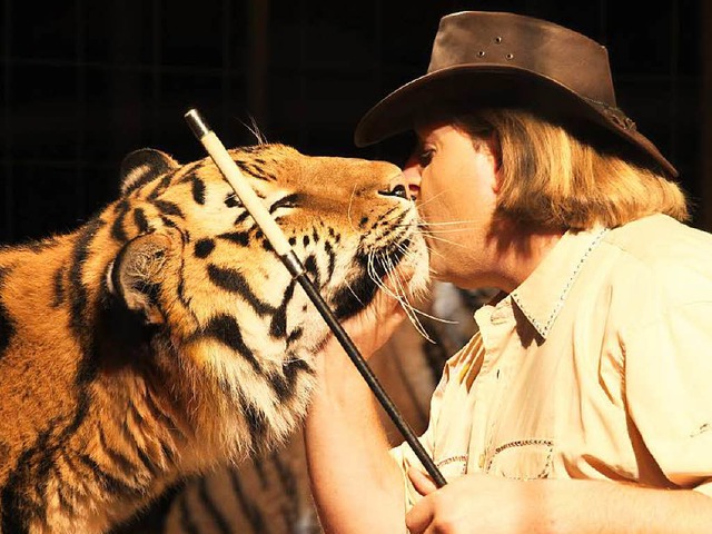 Ein Ksschen fr den Tiger.  | Foto: ZVG