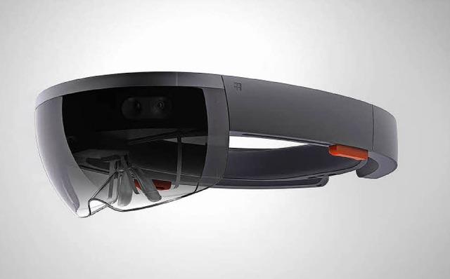 Das ist die von Microsoft entwickelte &#8222;HoloLens&#8220;.   | Foto: Microsoft/dpa