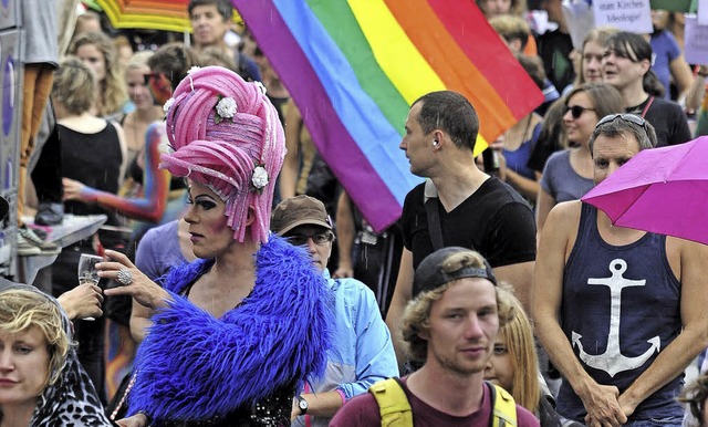 Christopher Street Day in Freiburg   | Foto: Thomas Kunz