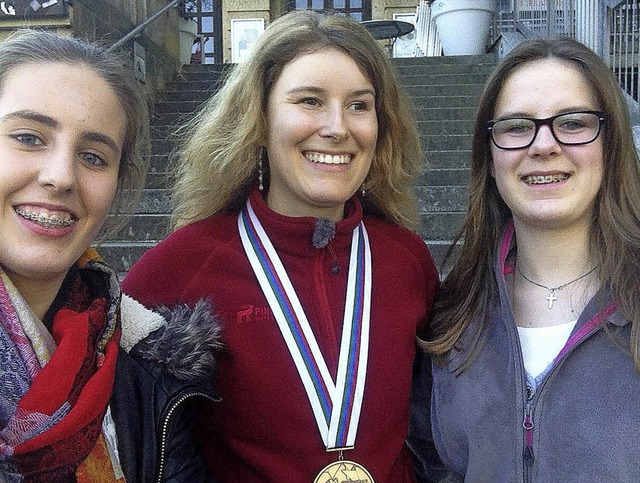 Sarah Kbele, Vivian Hsch und Lara Hsch (von links)   | Foto: privat