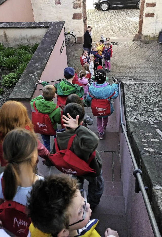 Beim Rundgang durch das ehemalige Gef...die Ettenheimer Stadtbcherei kennen.   | Foto: Privat