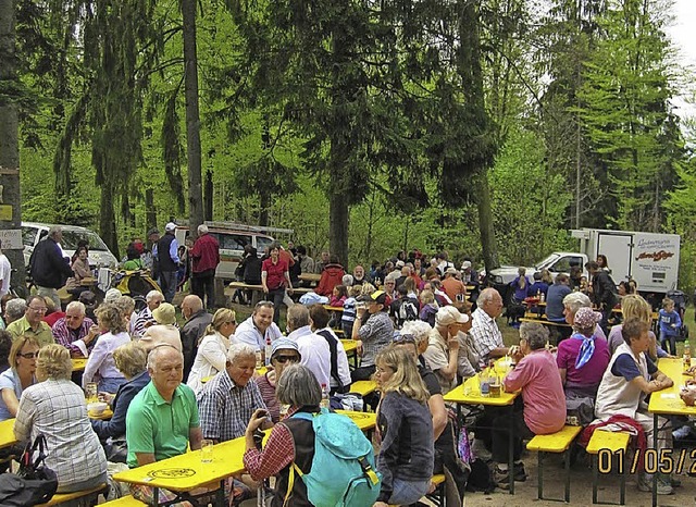 Sehr beliebt ist das Fest am Fritscheneck.   | Foto: Bergwacht