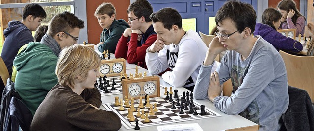 Felix Wrth, Wutschingen, Roman Baukn...e  4 : 0 fr die Realschule Sthlingen  | Foto: Dietmar Noeske