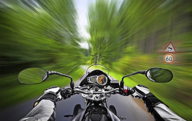 Der Rausch der Geschwindigkeit wirkt auf manche Motorradfahrer  wie eine Droge.   | Foto: Colourbox