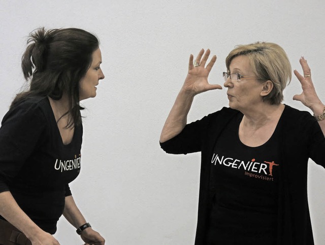 Das Improtheater Ungeniert zum Thema Demenz  | Foto: Georg Vo
