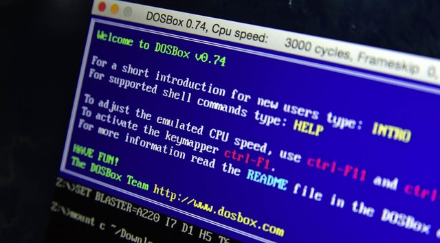 Mit dem kostenlosen Emulator DosBox l...ssiker der 1980er und 1990er Jahre.     | Foto: Fotos: Andrea Warnecke (dpa)