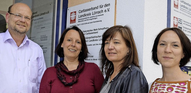 Die Kpfe hinter dem sozialpsychiatris...ldel und Christina Ehnes (von links)   | Foto: Wieschenkmper