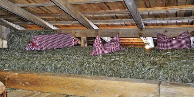 Eine bernachtung im Heu &#8211; das i...Fensterliwirt auf dem Kandel mglich.   | Foto: Dauenhauer