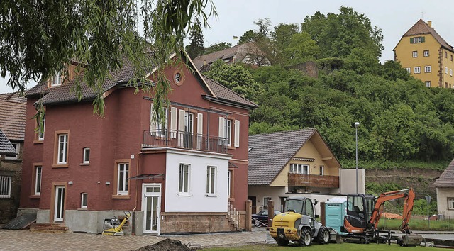 Rund um das Tabakmuseum in Mahlberg laufen die letzten Bauarbeiten.  | Foto: Sandra Decoux-Kone