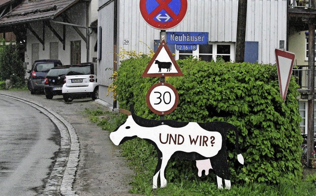 ber die Tempo-30-Zone an der L130 im ...trlich auch die Tiere &#8211; freuen.  | Foto: m.Lange