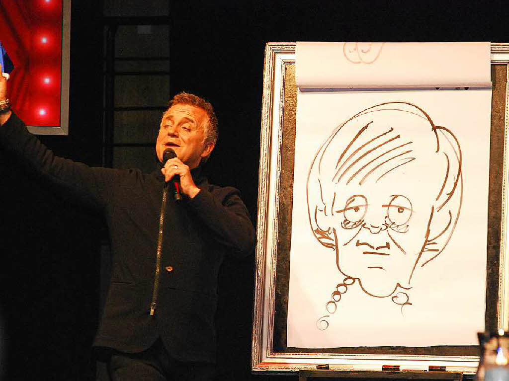 Jrg Knr hat auch als Karikaturist Talent.