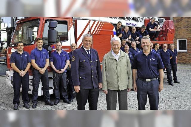 Freiburger Berufsfeuerwehr feiert ihren 70. Geburtstag