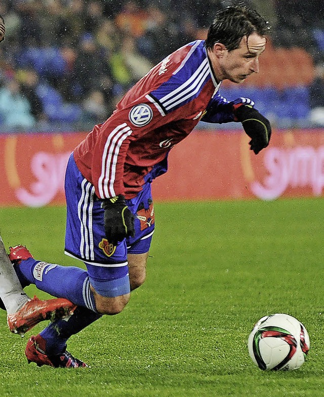 Prgende Figur im Team des  FC Basel: Luca Zuffi   | Foto: Meinrad Schn