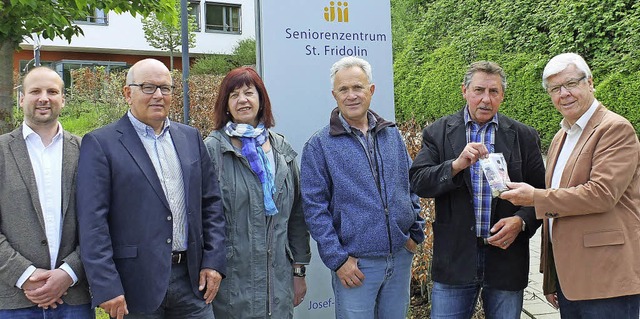 Frdervereinsvorstand fr das Senioren...k, Helmut Brgin und Heinrich Benner.   | Foto: Martina David-Wenk