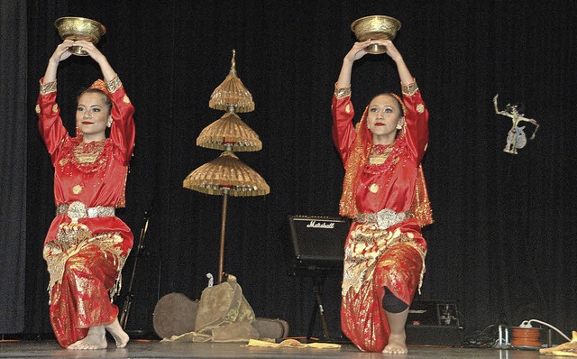 Indonesien war Gastland beim Multikultimrt, hier im Kurbrunnensaal.  | Foto: Petra Wunderle