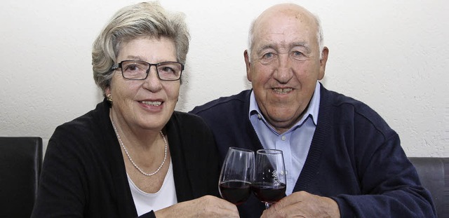 Lina und Bernd Herzig feierten  goldene Hochzeit.  | Foto: Herbert Trogus