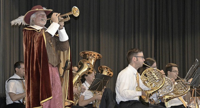 Der Trompeter von Sckingen und die St...einz Blum als Trompeter von Sckingen.  | Foto: Elena Butz