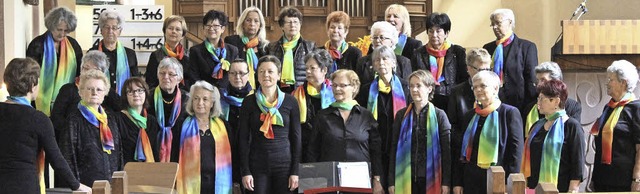 Die Haltinger Sngerinnen in der St. Georgskirche   | Foto: PRIVAT