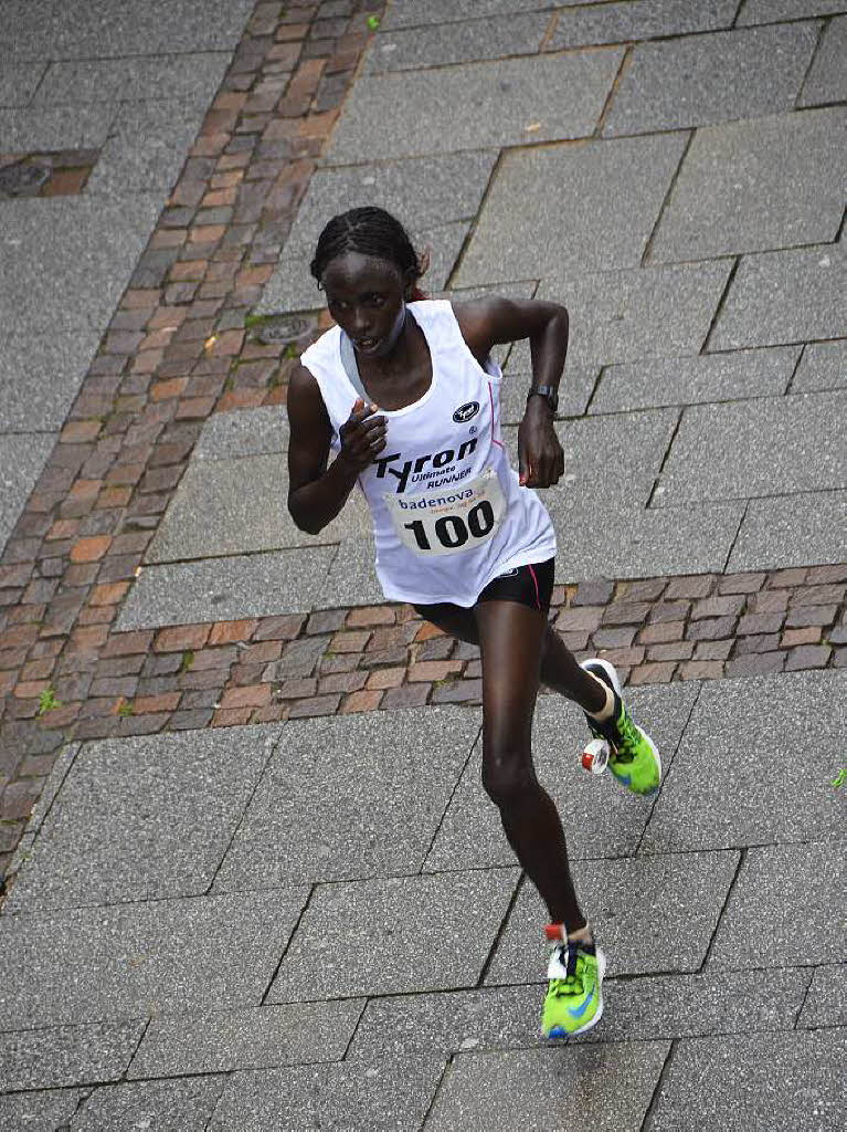 Die schnellste Frau: Maureen Kiprono aus Kenia lief den Halbmarathon in 1:14:09.