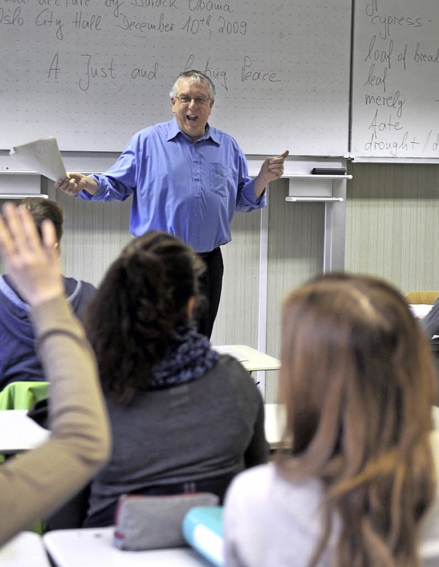 Bernd Saur frchtet den Niveauverlust des Gymnasiums.  | Foto: dpa