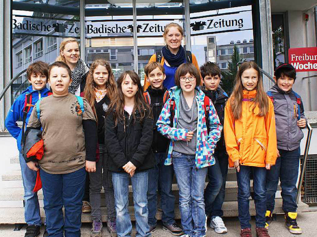 Die Klasse 4a der Sprachheilschule Emmendingen