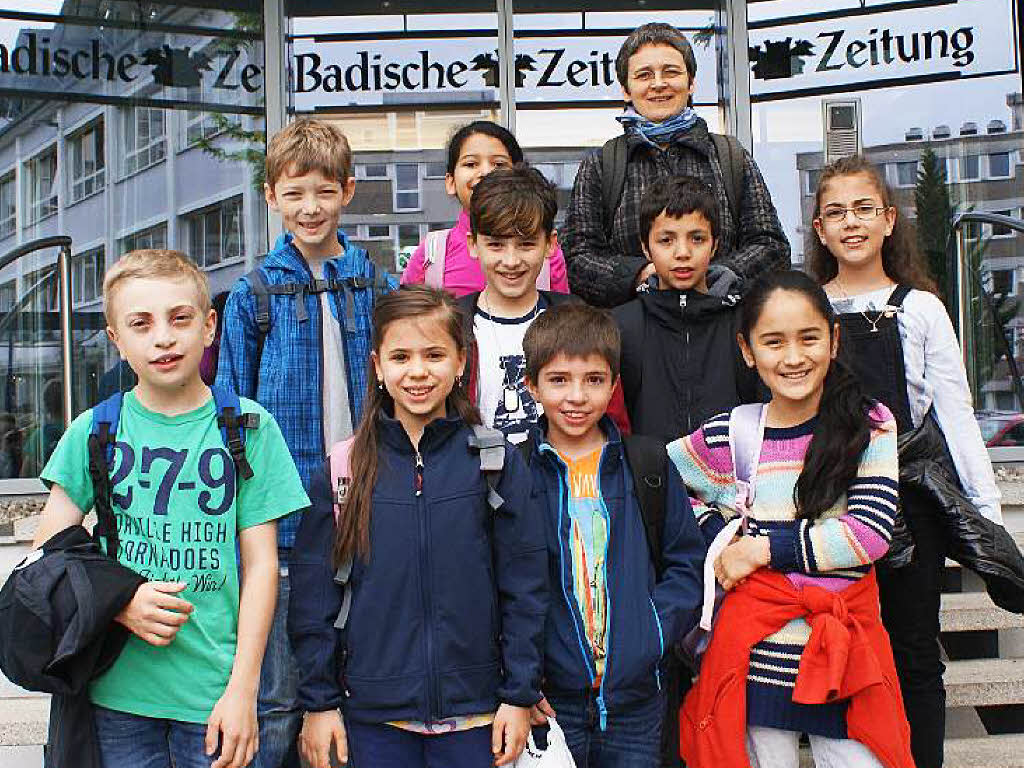 Die Klasse 4a der Sprachheilschule Emmendingen