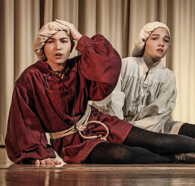 Die ausdrucksstarken Schauspielerinnen...er im Musical &#8222;Lwenherz&#8220;.  | Foto: Sophie Tichonenko