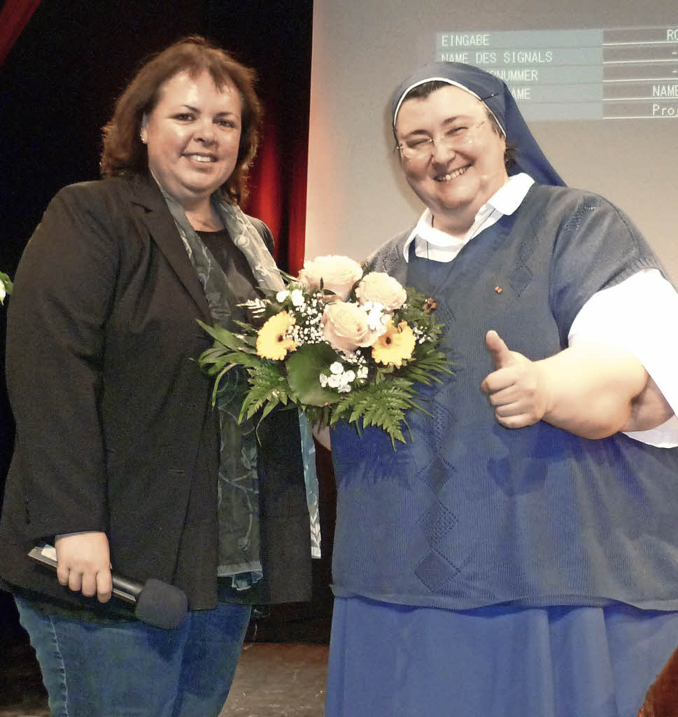 Schwester Teresa begeistert in Herten Rheinfelden Badische Zeitung