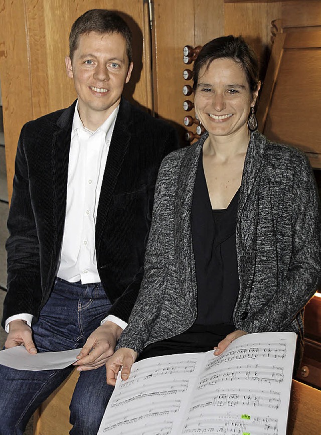 Stefan Voges und Lydia Schimmer boten ...terskirche ein besonderes Hrerlebnis.  | Foto: Christiane Franz