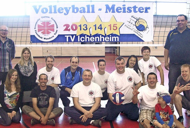 Ein Triple,  und jetzt in der hchsten...olleyball-Abteilung des TV Ichenheim.   | Foto: verein