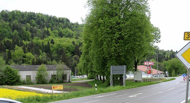 Der alte Lagerschuppen am Lindenweg (l...fr Sthlingen und Umgebung entstehen.  | Foto: Noeske