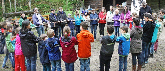 Pfadfindertag mit Spiel und Spa am Scherlenzendobel in Stegen-Eschbach   | Foto: Lukas Heitz