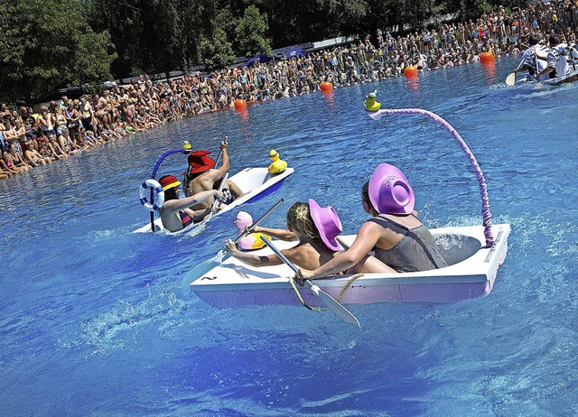 Ein Rennen in Badewannen verspricht Sp... 6. Juni im Waldbad in Bad Sckingen.   | Foto: Florian Koch