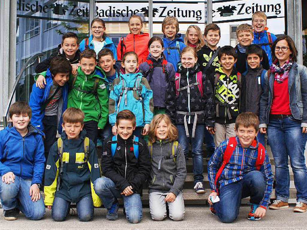 Die Klasse 4 der Grundschule Buchholz