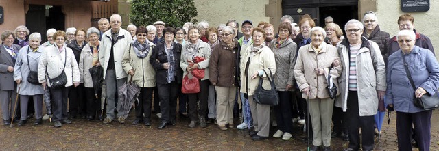 Begeisterte Wallfahrer aus Reichenbach...instigen Kapuzinerkloster in Haslach.   | Foto: privat