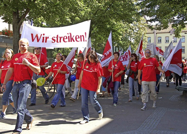 Streik fr mehr Lohn ist fr die Erzie...skampf endlich Fortschritte bringen.    | Foto: Archivfoto: Britta Kuck