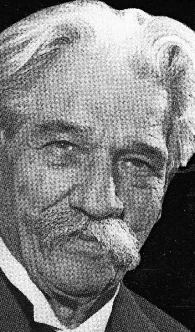 Vor 50 Jahren starb  Albert Schweitzer...>Gemeindearchiv/elv </BZ-FotoNurRepro>  | Foto: Elmar Vogt