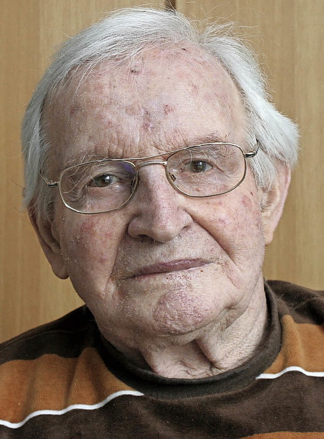 Karl Riesterer wird heute in Kandern 85 Jahre alt.  | Foto: Reinhard Cremer