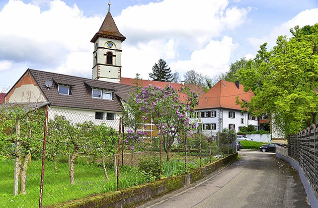 Fr  den Namen Kirchgssli  und nicht ...ahnengasse   und Mnchhof zu benennen.  | Foto: Dieter Erggelet