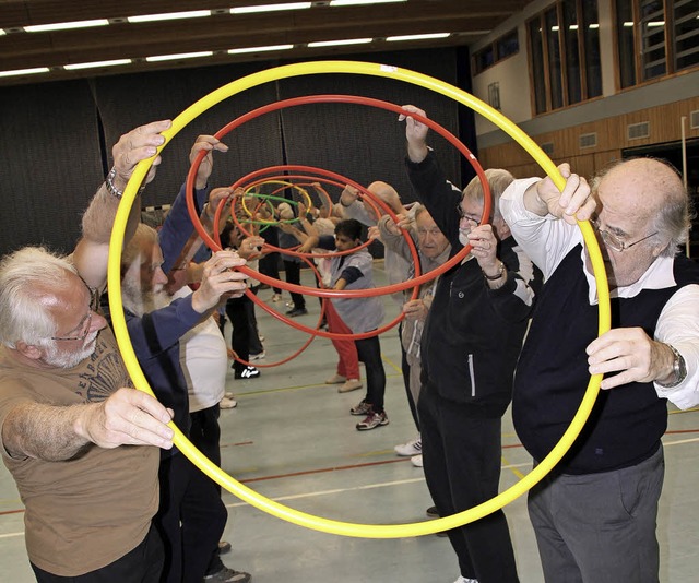 Die Herzsportgruppe Dreisamtal trifft ...abend in der Halle beim Kolleg Stegen.  | Foto: Andreas Peikert