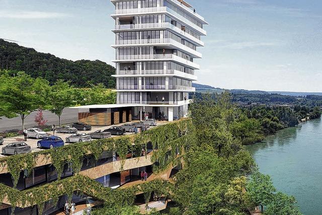 Neubau am Rheinufer - 