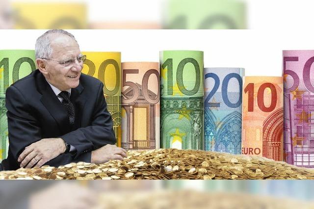 Finanzminister Schäuble verspricht den Bürgern eine kleine Entlastung