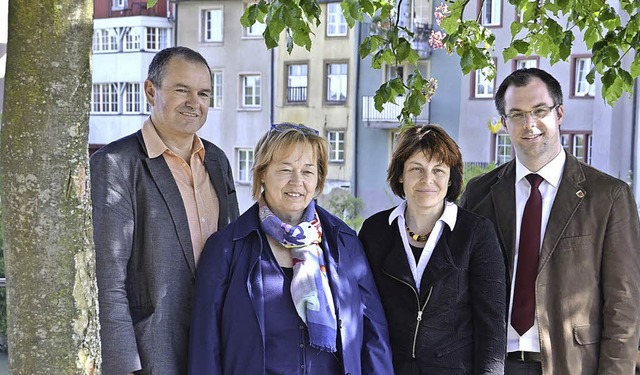 Freuen sich auf den Festakt: Herbert W...ymo, Monika Wissler und Ulrich Krieger  | Foto: Verena Pichler 