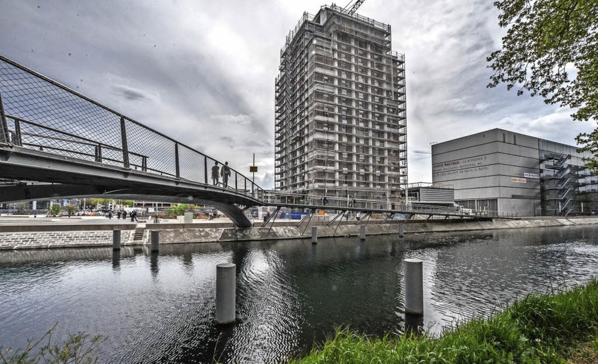 Imposante Passerelle Mitten In Strassburg Strassburg Badische Zeitung