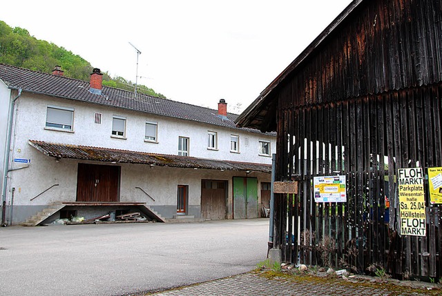 Die Werkhofgebude in Hllstein weiche...  das neue Feuerwehrgertehaus Platz.   | Foto: Anja Bertsch