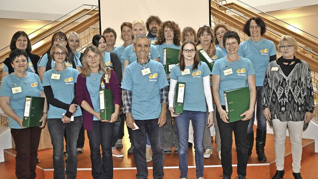 Das Team der Kindertagessttte  ist zu...-Kappler (Zweite von rechts, hinten).   | Foto: Julius Steckmeister