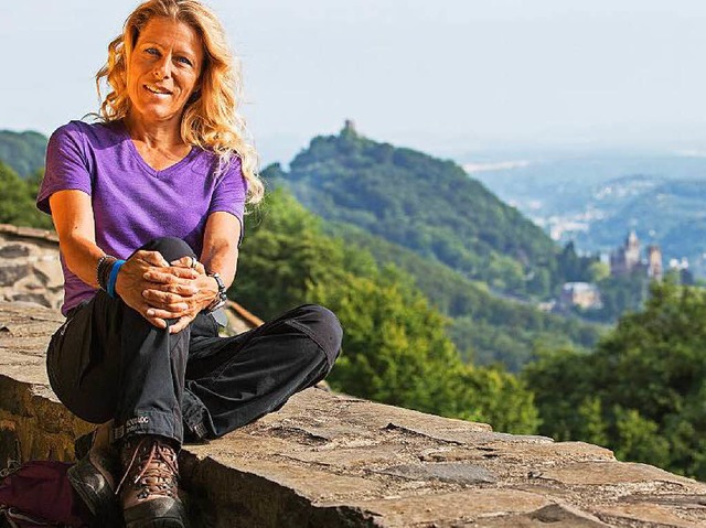 Die Wanderbloggerin Angelica Hocke lu...es von Blumberg bis zur Schattenmhle.  | Foto: Reiner Harth